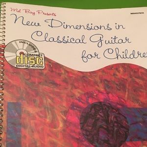 Children HOME LESSONS Basic classical Guitar Course for Beginners BOOK & CD set